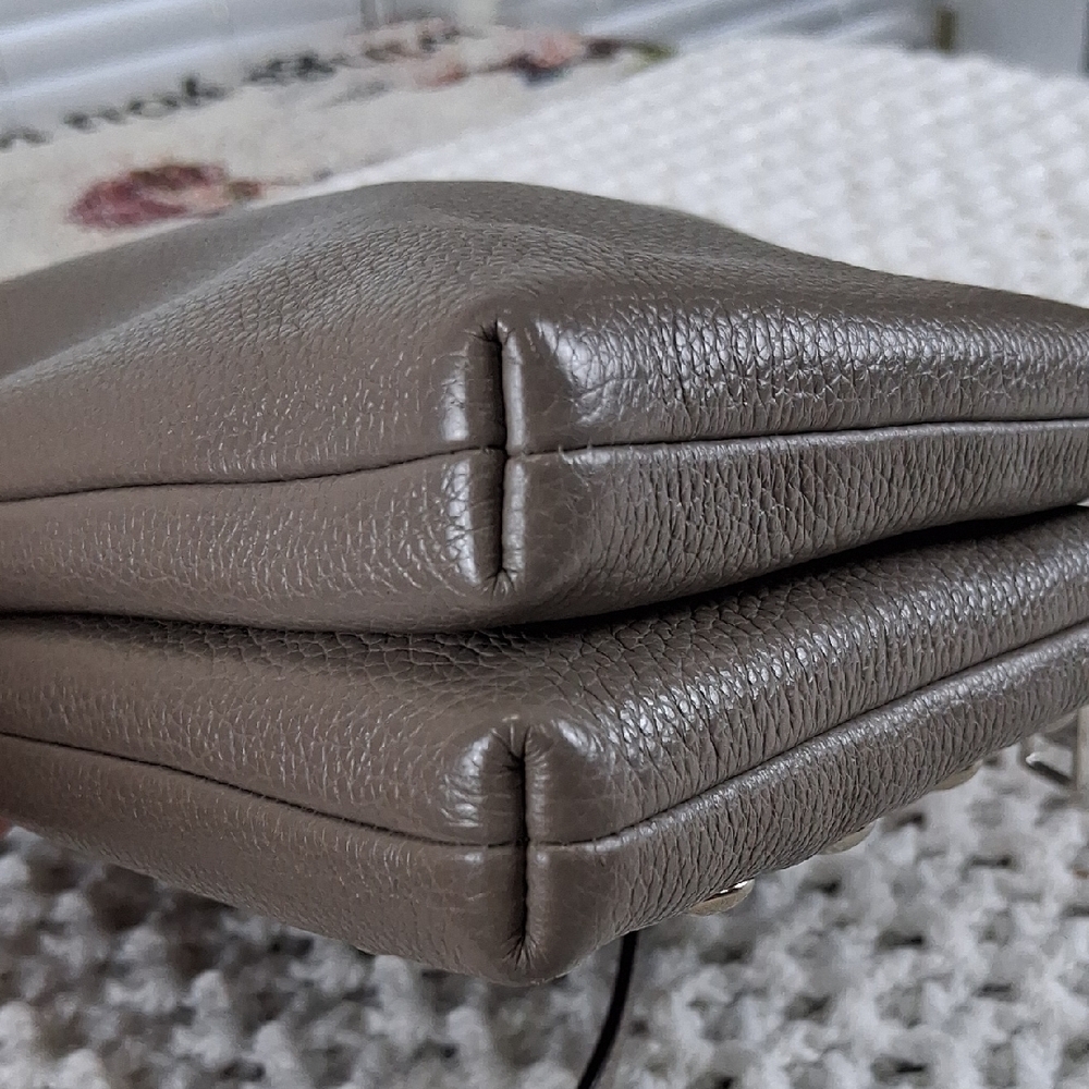 Coach Gray Studded Woman Crossbody Bag - Picture 10 of 15